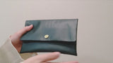Neutral Gray  ハスキー ふんわりソフトで手に馴染む馬革の ウォレットバッグ クラッチ 日本製