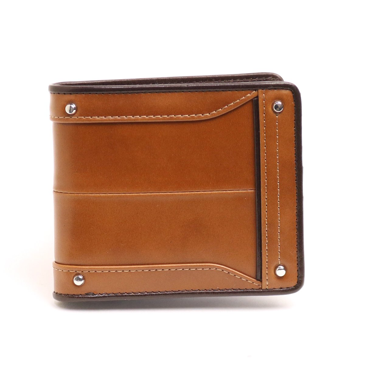 Kiefer neu / Ciao Beautiful uneven dyed leather bi-fold wallet