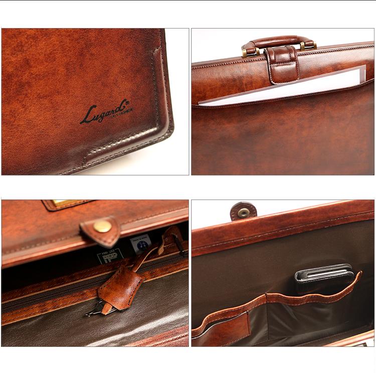 Lugard /G-3 One-of-a-kind shadow finish. A slim Dulles bag with a vintage feel