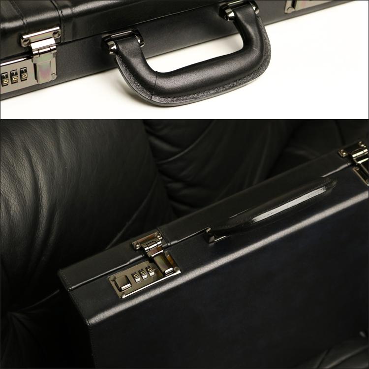 Lugard's one-of-a-kind shadow finish. Attaché case M with a vintage feel