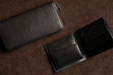 Totem Re Vooo / Baby buffalo wallet イタリア製のベビーバッファロー（子水牛）の力強い表情の二つ折財布