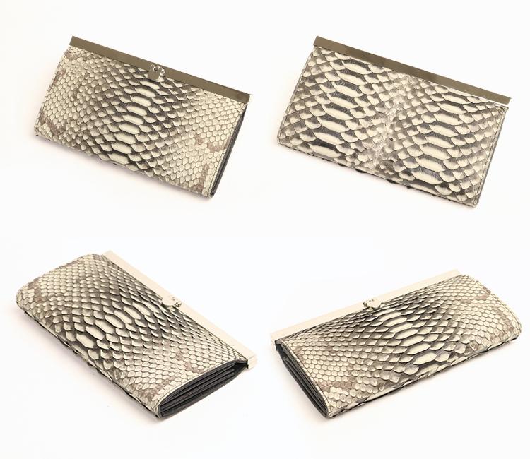 FU-SI FERNALLE / Ez's Python wallet collection Beautiful Japanese Python bellows long wallet