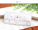 FU-SI FERNALLE / SANTERO collection  手元に咲き誇るデイジー 美しいイタリーレザーのベルト付き長財布