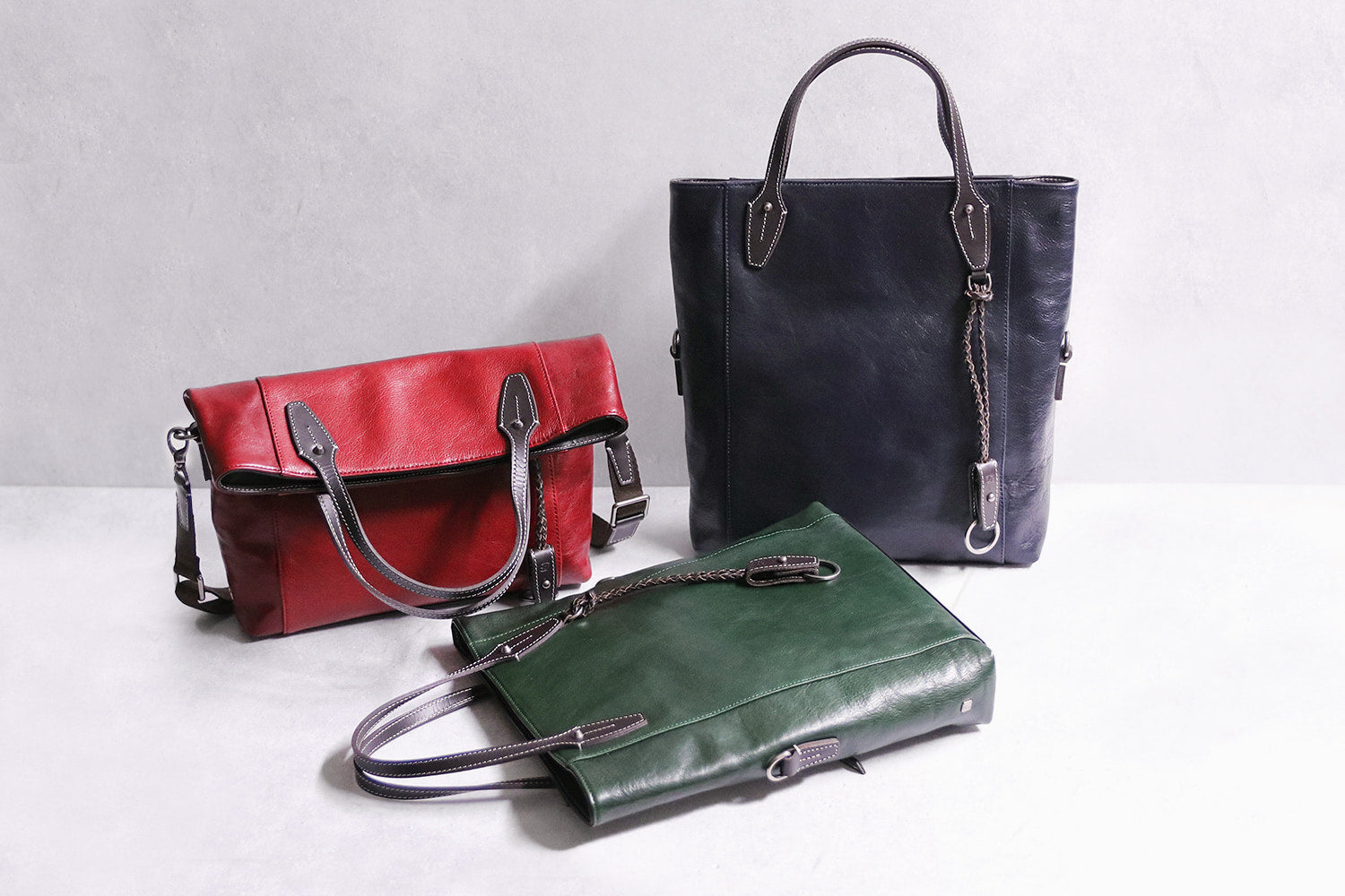 Kiefer neu / LIBERO 2-way bag made of expressive high-quality Italian leather