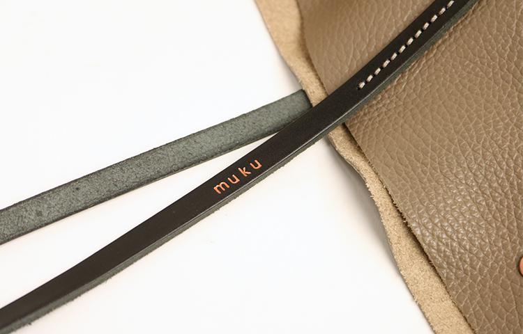 muku PAPIER  イタリーレザーのシンプルトート L