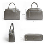 Neutral Gray  ハスキー お財布とお揃いで持ちたい！ ソフトで軽やかな馬革2wayミニボストン  日本製