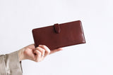 Atelier nuu / Lezza botanica vino ワインの絞りかすで染めたサステナブルレザーのスマート長財布