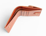 ARUKAN  ジゼル 美しいパイソンの型押しを施した、 イタリーレザーの機能的折財布