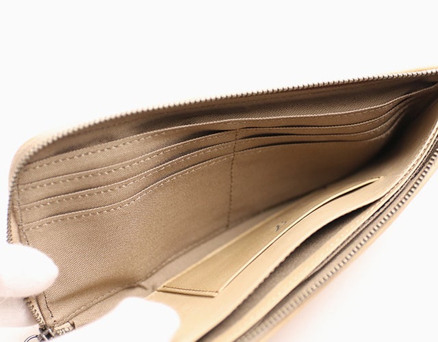 ARUKAN F-kasane L zipper long wallet made of beautifully colored horsehide leather