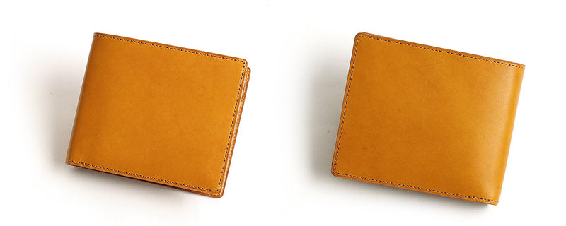 Totem Re Vooo / With ピット層でじっくり鞣した、本ヌメ革のラウンドファスナー折財布